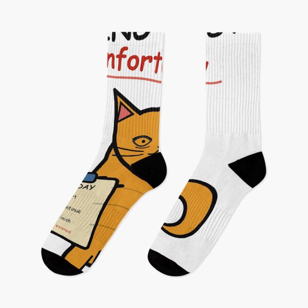 Item preview, Doing My Best Unfortunately – Funny Exhausted Cat Doodle Design designed and sold by FlamoArt.