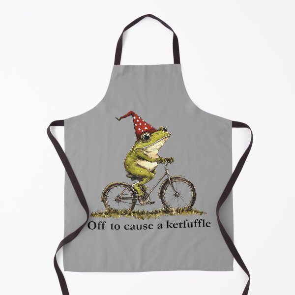 Item preview, Off to Cause A Kerfuffle Frog Funny Weirdcore Sayings Unique designed and sold by GreggRoss.