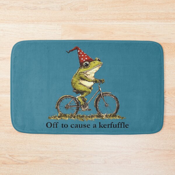 Item preview, Off to Cause A Kerfuffle Frog Funny Weirdcore Sayings Unique designed and sold by GreggRoss.