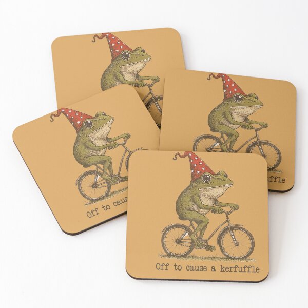 Item preview, Off to Cause A Kerfuffle Frog Funny Weirdcore Sayings Unique designed and sold by GreggRoss.
