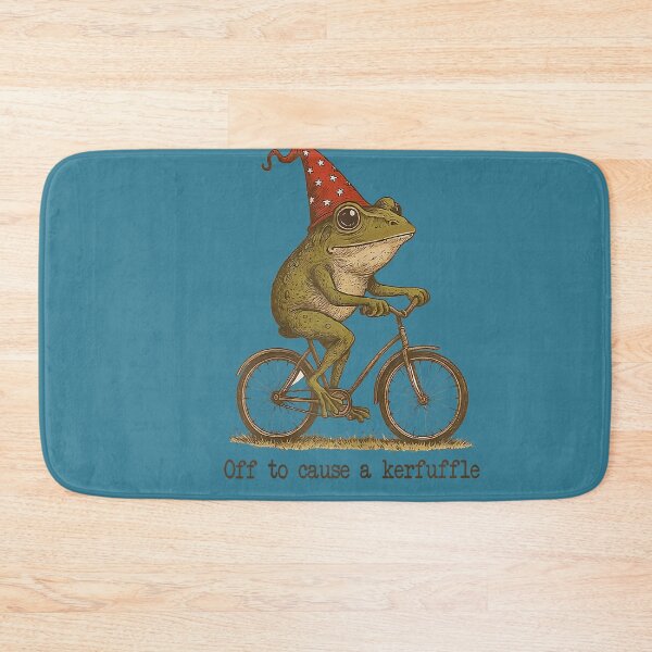 Item preview, Off to Cause A Kerfuffle Frog Funny Weirdcore Sayings Unique designed and sold by GreggRoss.