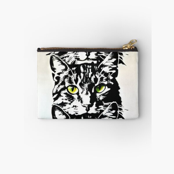 Item preview, Art - Three Tabby Cats, Pop Art Composition with Yellow Eyes designed and sold by World-Pets.