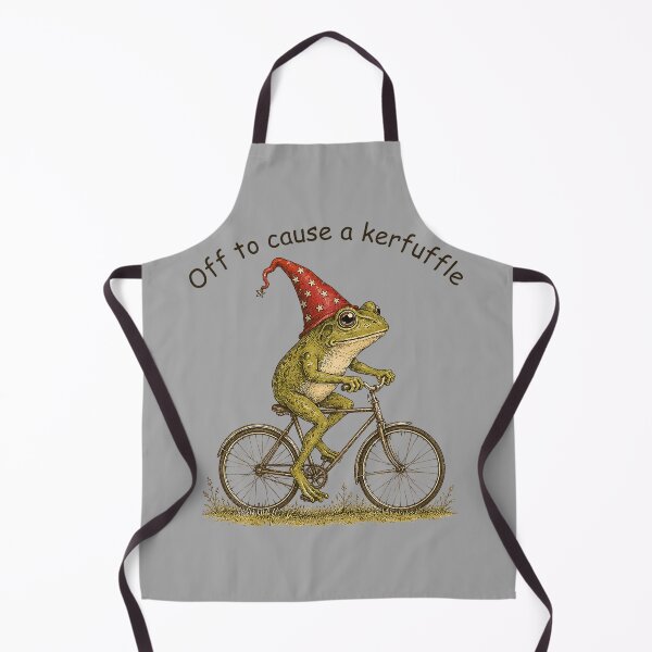 Item preview, Off to Cause A Kerfuffle Frog Funny Weirdcore Sayings Unique designed and sold by GreggRoss.