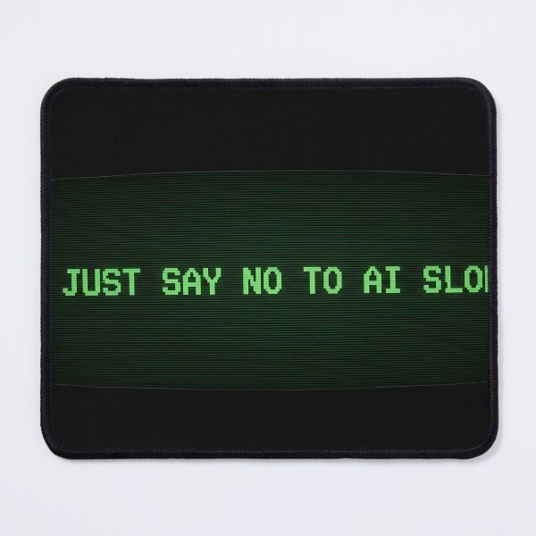 Item preview, Just Say No To AI Slop Retro Terminal Programmer Humor designed and sold by uchidaarts.