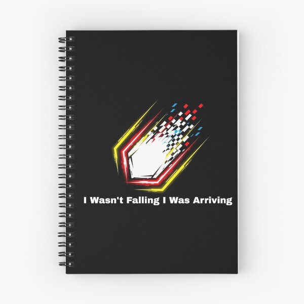Item preview, Wasn't Falling Was Arriving - Funny Sci-Fi Gamer Quote designed and sold by GLITCH & SOUL.