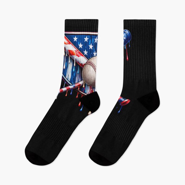 Item preview, American Flag Baseball Splash Patriotic Design designed and sold by ayion.