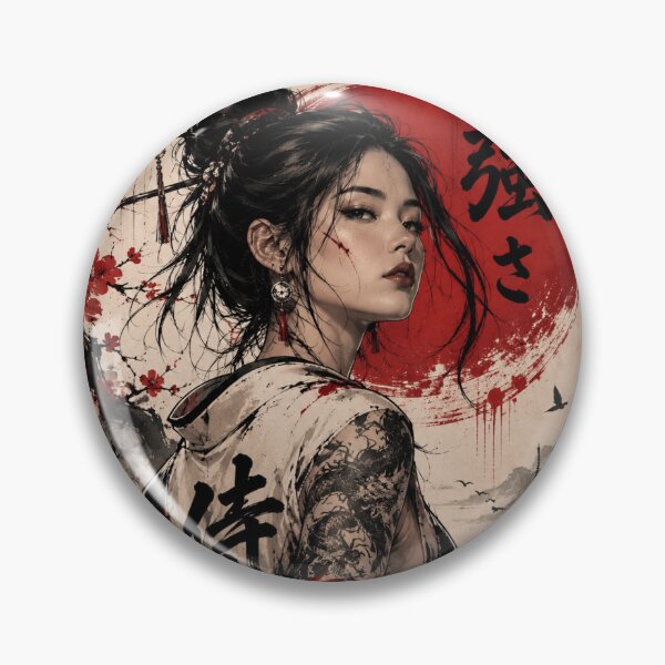 Item preview, Samurai woman warrior designed and sold by ShenGha-design.