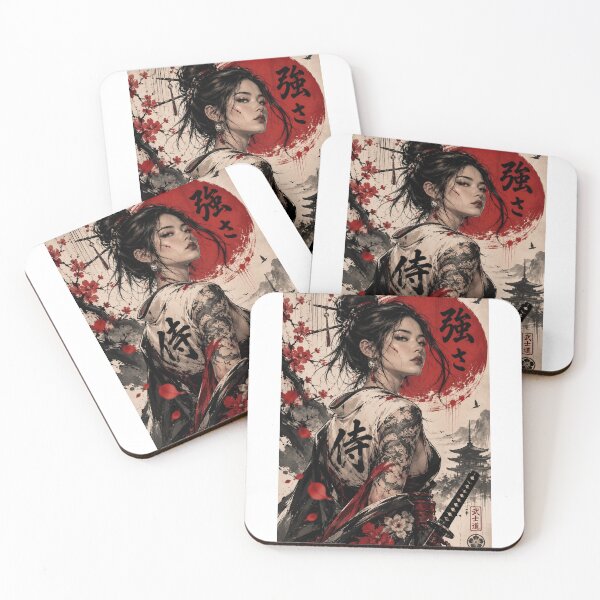 Item preview, guerrera samurái designed and sold by ShenGha-design.
