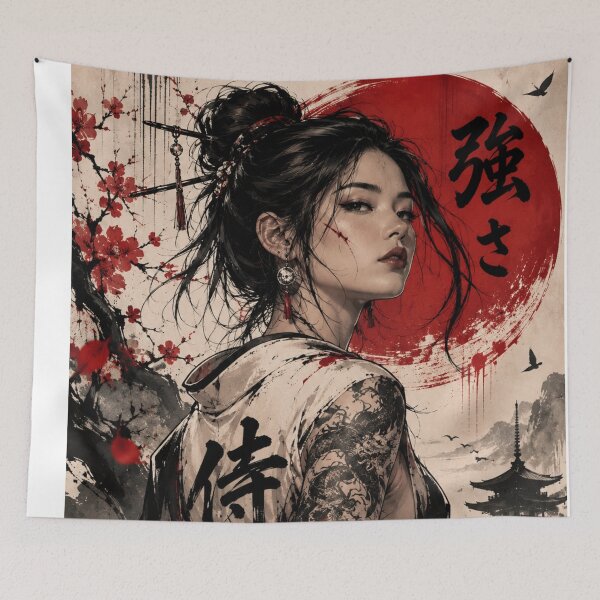 Item preview, Samurai woman warrior designed and sold by ShenGha-design.