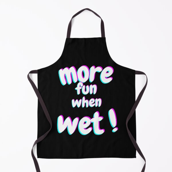 Item preview, More Fun When Wet Text Graphic designed and sold by Snedsdigital.