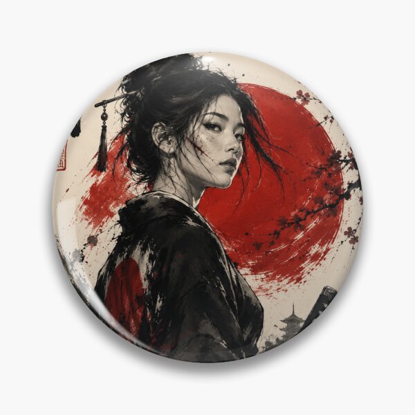Item preview, Samurai woman warrior designed and sold by ShenGha-design.