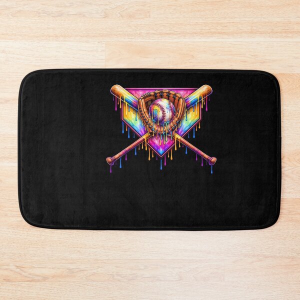 Item preview, Baseball Drip Art Rainbow Splash Design designed and sold by ayion.
