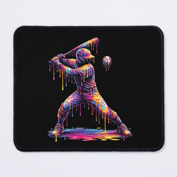 Item preview, Baseball Pitcher Drip Art Rainbow Design designed and sold by ayion.