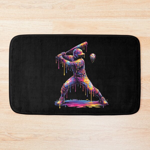 Item preview, Baseball Pitcher Drip Art Rainbow Design designed and sold by ayion.