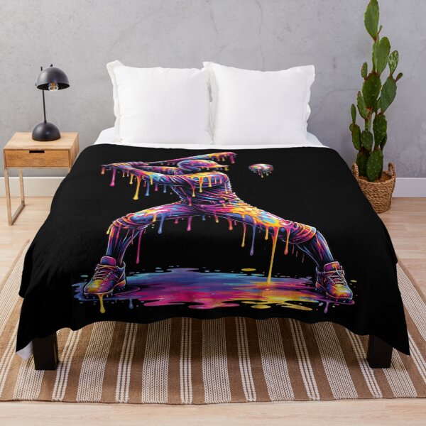 Item preview, Baseball Pitcher Drip Art Rainbow Design designed and sold by ayion.