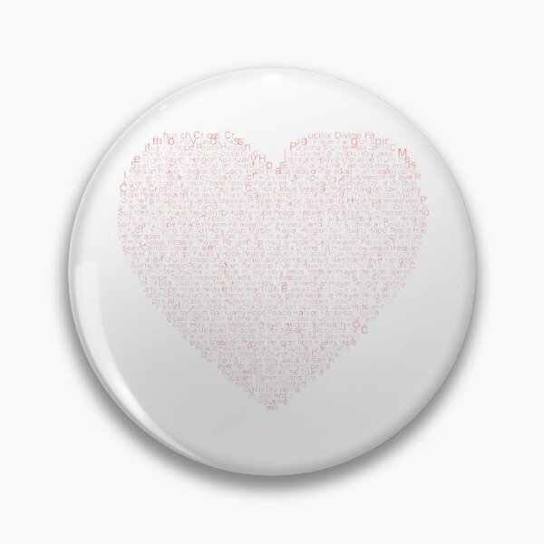 Item preview, Christian Heart Word Cloud Art designed and sold by Dmo3HarkoArt.