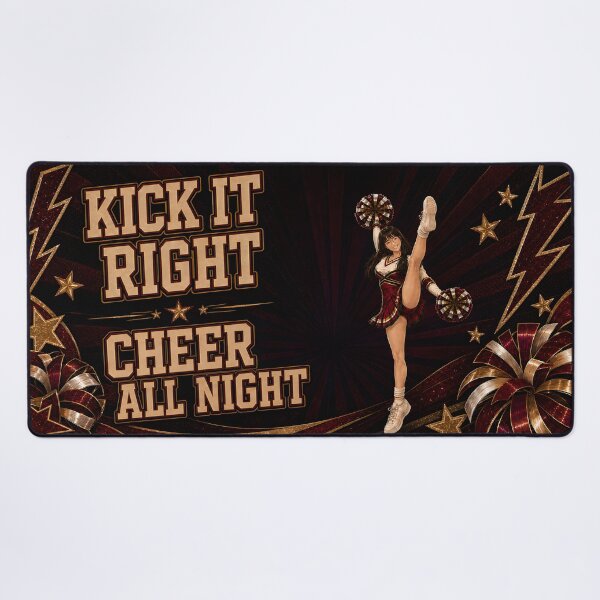 Item preview, Kick It Right Cheer All Night designed and sold by Omni Craft .