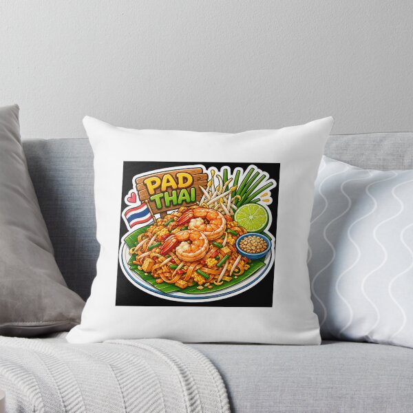 Item preview, Pad Thai Sticker | Thailand Street Food | Colorful Noodles Foodie` designed and sold by Chinnibujji.