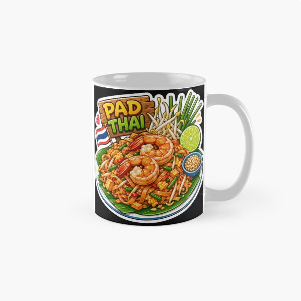 Item preview, Pad Thai Sticker | Thailand Street Food | Colorful Noodles Foodie` designed and sold by Chinnibujji.
