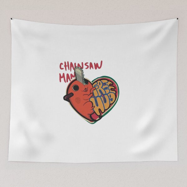 Item preview, Cute Orange Chainsaw Devil Heart Shape Emblem designed and sold by JohnnyFive8.