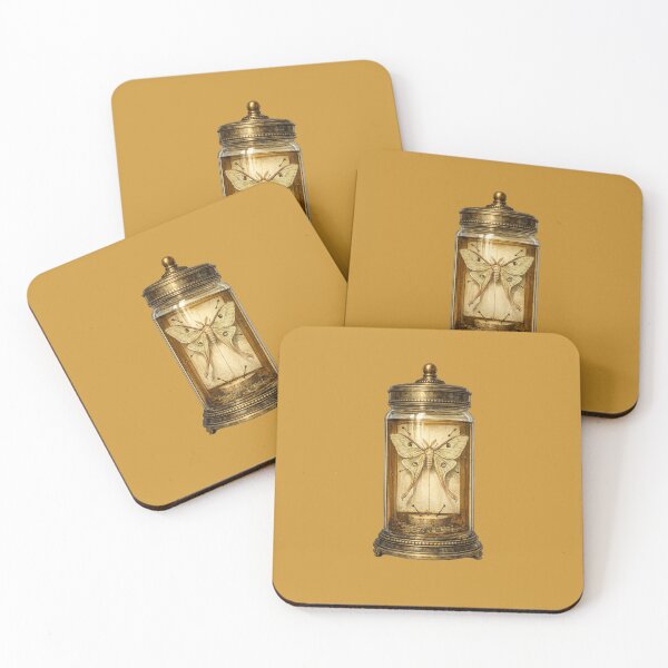 Item preview, Vintage Moth Specimen Jar Print – Victorian Naturalist Glass Collection Art designed and sold by MagicMakerPh.