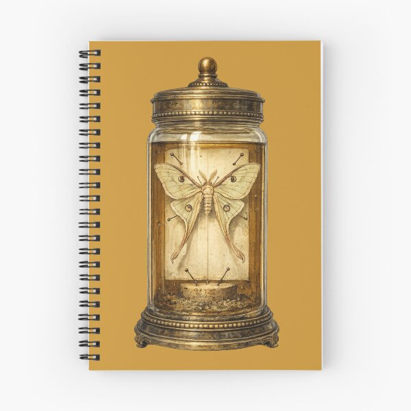 Item preview, Vintage Moth Specimen Jar Print – Victorian Naturalist Glass Collection Art designed and sold by MagicMakerPh.