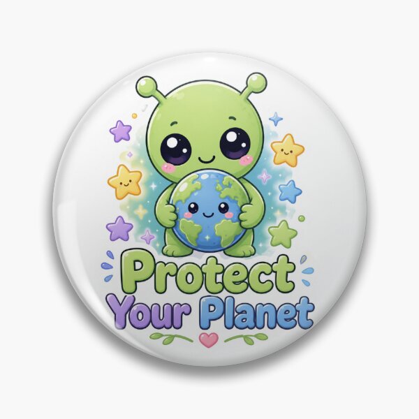 Item preview, Alien Holding Earth Protect Your Planet designed and sold by Ruamid.