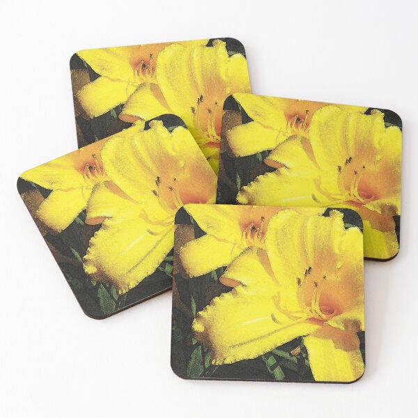 Item preview, Golden Yellow Spring Lilies Water Color designed and sold by Here's To Endless Possibilities.