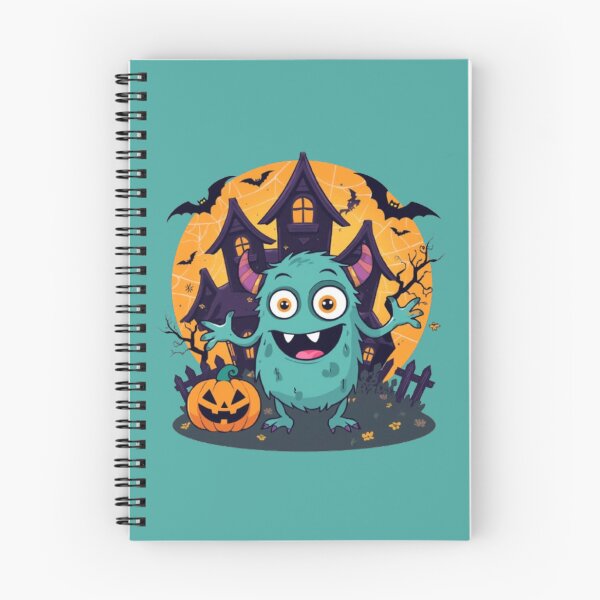 Item preview, Cute Cartoon Halloween Monster - Haunted House designed and sold by LMoonDesigns.