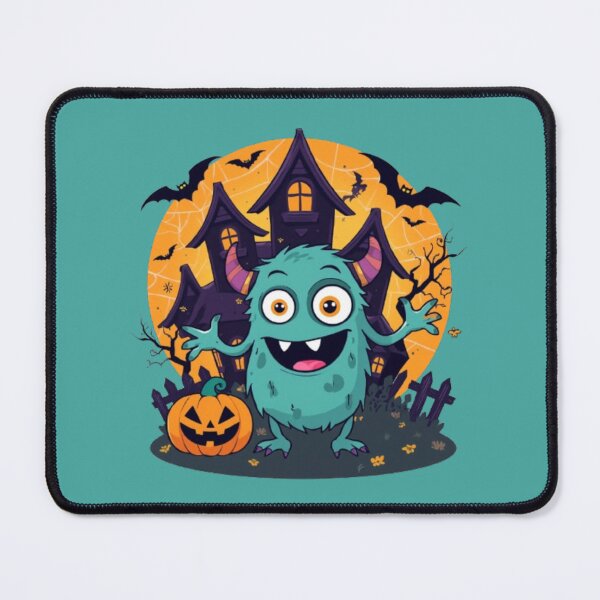 Item preview, Cute Cartoon Halloween Monster - Haunted House designed and sold by LMoonDesigns.