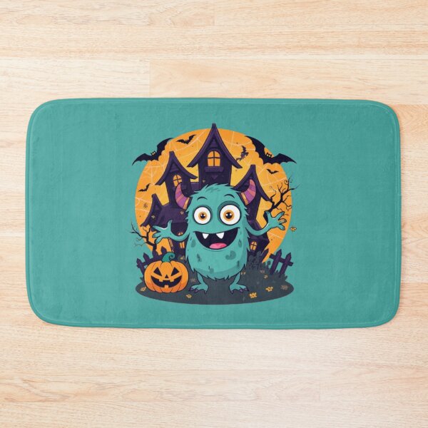Item preview, Cute Cartoon Halloween Monster - Haunted House designed and sold by LMoonDesigns.