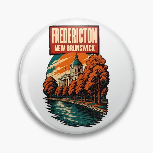 Item preview, Fredericton, New Brunswick Canada Vintage Travel Tourism Souvenir designed and sold by TravelersGems.