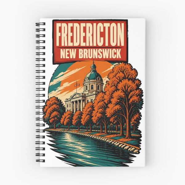 Item preview, Fredericton, New Brunswick Canada Vintage Travel Tourism Souvenir designed and sold by TravelersGems.