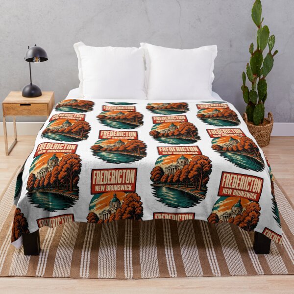 Item preview, Fredericton, New Brunswick Canada Vintage Travel Tourism Souvenir designed and sold by TravelersGems.