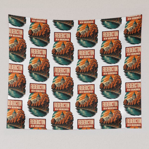 Item preview, Fredericton, New Brunswick Canada Vintage Travel Tourism Souvenir designed and sold by TravelersGems.