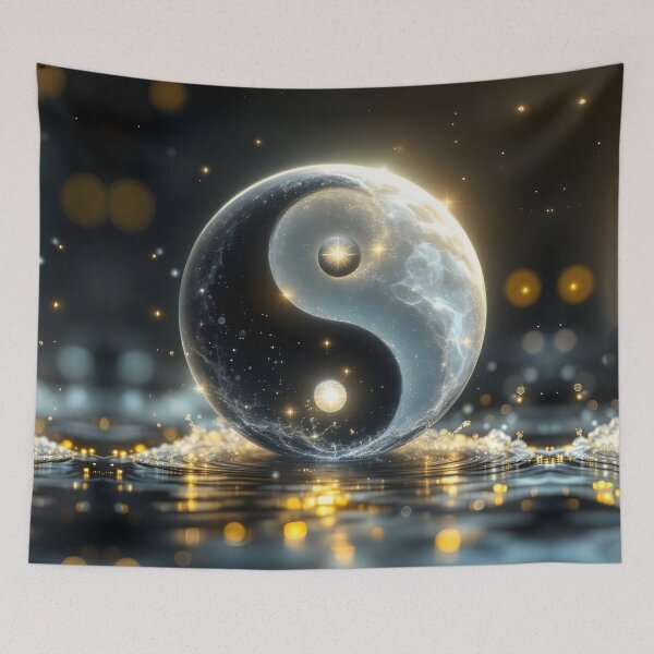 Item preview, Find Your Balance In Every Moment - Modern Yin-and-Yang Design designed and sold by MarionsArt.