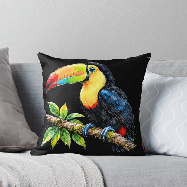 Item preview, Minimal Toucan Watercolor | Hand Drawn Tropical Bird Illustration designed and sold by ColorSplash123.