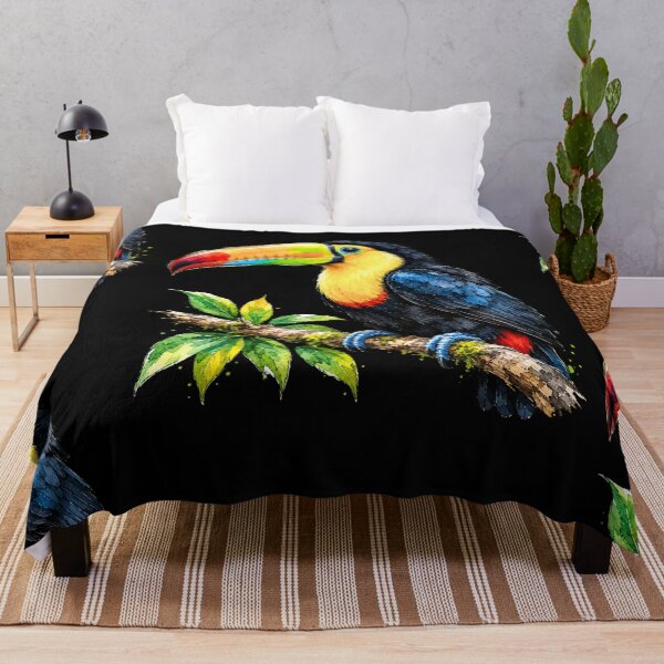 Item preview, Minimal Toucan Watercolor | Hand Drawn Tropical Bird Illustration designed and sold by ColorSplash123.