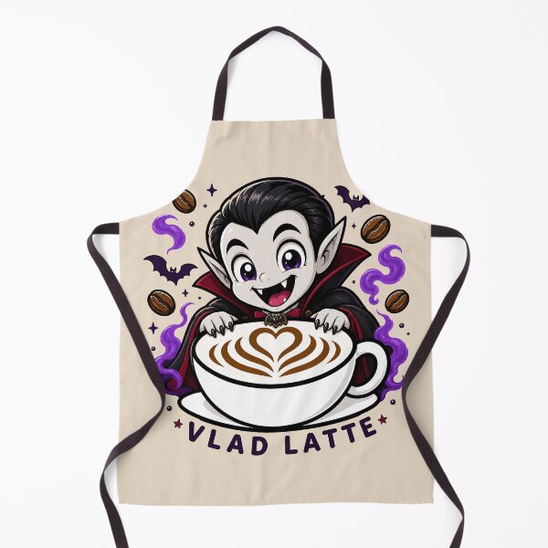 Item preview, ☕ BREWED BEASTIES COLLECTION ☕ -  SPOOKY SEASON MATES - Vlad Latte designed and sold by WheelieGdArt.