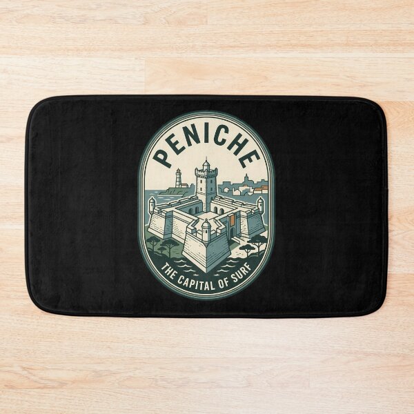 Item preview, Peniche Portugal Surf Capital Vintage Travel Emblem designed and sold by k3rstman1.