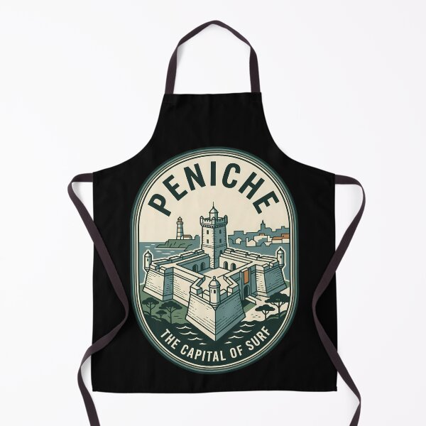 Item preview, Peniche Portugal Surf Capital Vintage Travel Emblem designed and sold by k3rstman1.