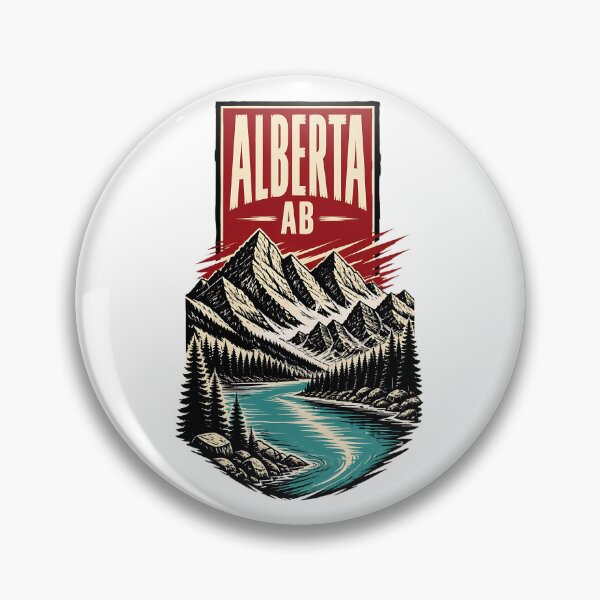 Item preview, Alberta Canada Vintage Travel Tourism Souvenir designed and sold by TravelersGems.