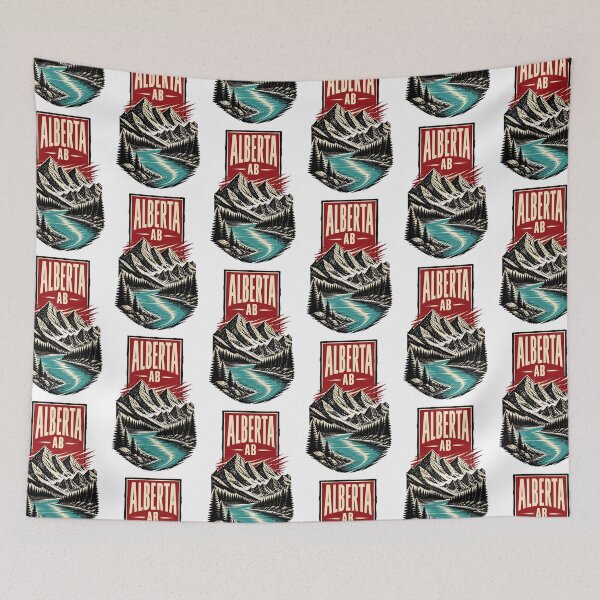 Item preview, Alberta Canada Vintage Travel Tourism Souvenir designed and sold by TravelersGems.