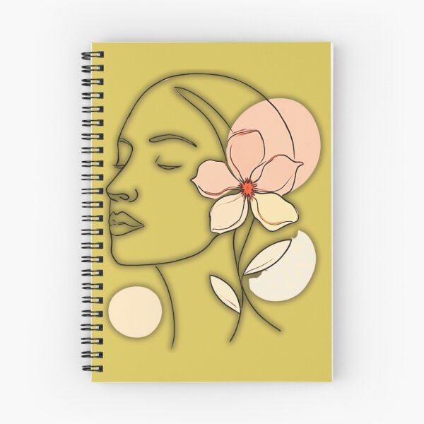 Item preview, Minimalist Floral Woman Line Art designed and sold by Tom-Apex-Art.