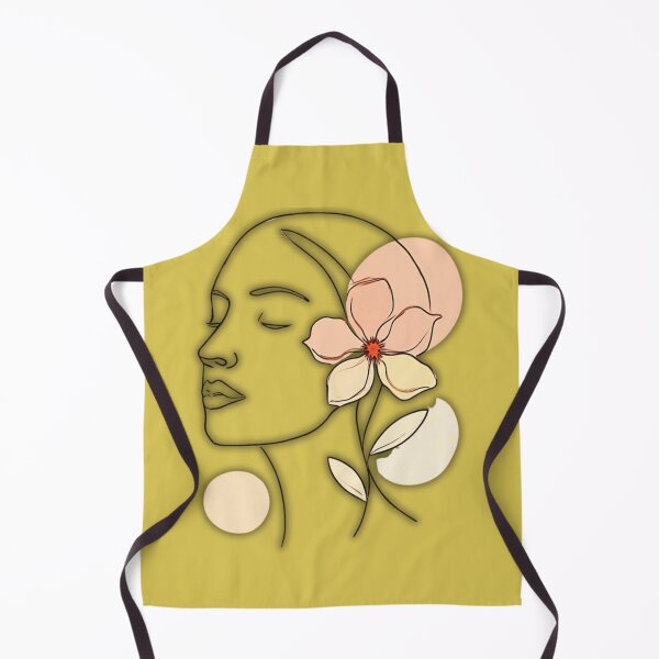 Item preview, Minimalist Floral Woman Line Art designed and sold by Tom-Apex-Art.