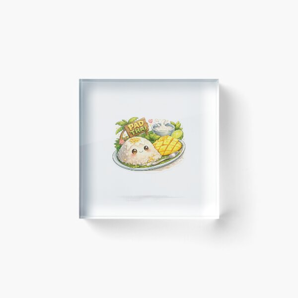 Item preview, Mango Sticky Rice Sticker | Thai Dessert | Cute Foodie Sticker` designed and sold by Chinnibujji.