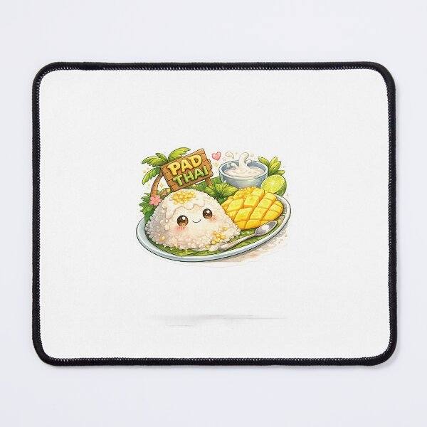 Item preview, Mango Sticky Rice Sticker | Thai Dessert | Cute Foodie Sticker` designed and sold by Chinnibujji.