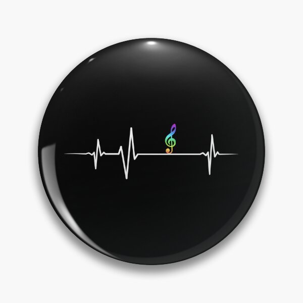 Item preview, Music Heartbeat Rainbow Treble Clef designed and sold by Dmo3HarkoArt.