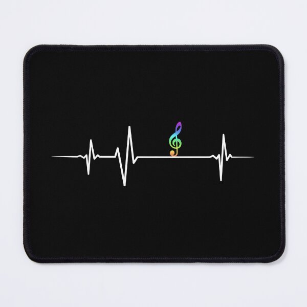 Item preview, Music Heartbeat Rainbow Treble Clef designed and sold by Dmo3HarkoArt.