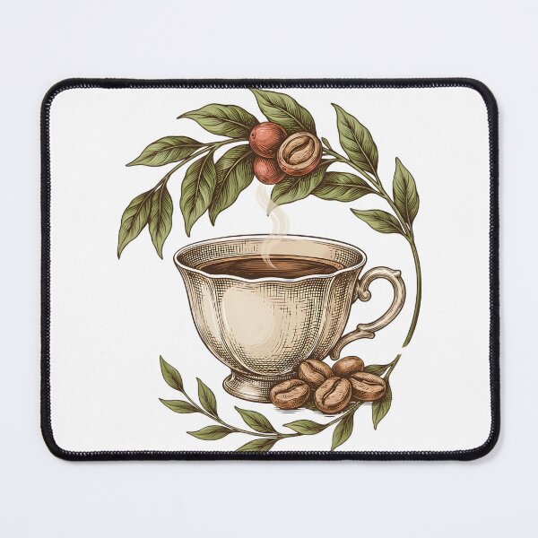 Item preview, National Coffee Day Botanical Coffee Design designed and sold by WonderMugStudio.